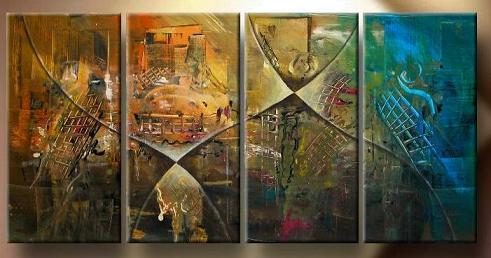 Dafen Oil Painting on canvas abstract -set141